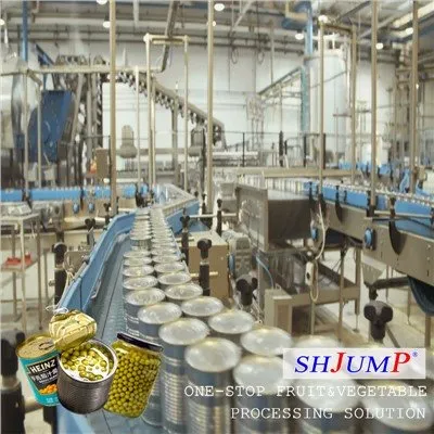 Línia de processament de mongetes en conserva